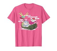 Disney The Rescuers Bernard Bianca Leaf Boat T-Shirt, Homme, Rose Chiné, XXL