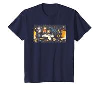 Disney The Rescuers Down Under Bernard, Bianca, And Wilbur T-Shirt, Enfant, Bleu Marine, 6 ans