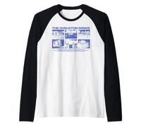 Disney The Skeleton Dance Halloween Story Trick-or-Treat Manche Raglan