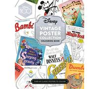 Disney The Vintage Poster Collection – Livre de coloriage – Studio Press