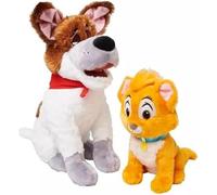 Disney Theme Park Merchandise Série D100 Oliver & Company Ensemble en Peluche Oliver et Dodger