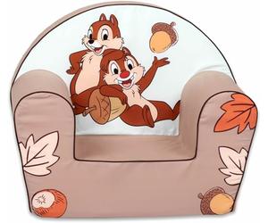 Disney Tic & Tac - Fauteuil Enfant en Mousse, Confort Premium, Dossier Stable Anti-pli, Anti-basculement, Léger - Fabriqué en UE