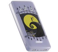 Disney Tim Burton's The Nightmare Before Christmas Jack Skellington Batterie externe 10 000 mAh - Chargeur de téléphone portable universel compatible avec port de charge USB - Cadeaux Jack Skellington