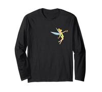 Disney Tinker Bell Neverland Fairy Classic Pose Pocket Logo Manche Longue