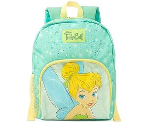 Disney Tinker Bell Sac à dos pour filles | Sac à dos vert enchanteur avec paillettes pour enfants | sangles réglables pour un confort personnalisé | Compartiments spacieux pour tous vos essentiels
