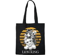 DISNEY Tote Bag - 100% Cotton, Reusable, Washable, Long Handle, Travel & Shopping, 38x40 CM, LION KING_1, One Size