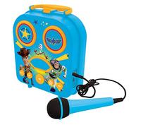 Disney Toy Story 4, Mon Enceinte connectée avec Micro, Prise Jack, Port TF/SD, Fonction Karaoké, Bleu, BTC050TS