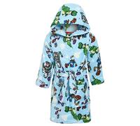 Disney Toy Story 4 Peignoir à capuche en polaire pour garçons et filles - Motif personnages Buzz, Woody et Forky - Robe de chambre pour enfants, bleu, 6 ans
