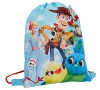 Disney Toy Story 4 Sac de sport avec cordon de serrage pour enfant Motif fourchette, bleu, Blue Clouds, Sac à cordon