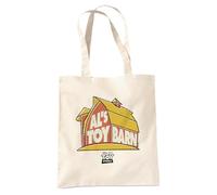 Disney Toy Story Al'S Toy Barn Logo Sac Cabas Réutilisable pour Courses et Voyage, Naturel