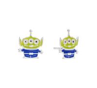 Disney Toy Story Boucles d'oreilles à tige en argent sterling émaillé Motif extraterres