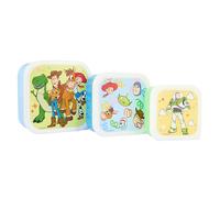 Disney Toy Story Lot de 3 boîtes de conservation emboîtables en polypropylène avec Woody, Buzz l'éclair, Jessie, Rex, Bullseye, Aliens