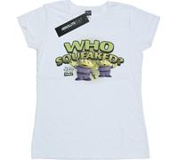 Disney - "Toy Story Qui Squeaked ?" T-shirt pour femme BI44264 (S) (Blanc)