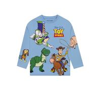 Disney Toy Story T-Shirt Garçon Manches Longues Slinky Dog, Woody et Buzz L’Éclair T Shirt Enfant Garcon, Tee Shirt Enfant 100% Coton Doux, 3-4 Ans