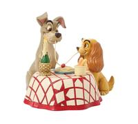 Disney Traditions Figurine à LED Lady and Tramp Scène Spaghetti
