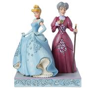 Figurine Disney Tradition - Cendrillon - Cendrillon Et Lady Tramaine