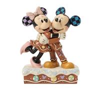 Disney Traditions Figurine Mickey et Minnie Pain d'épices