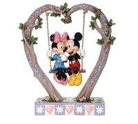 Disney Traditions Figurine Mickey et Minnie sur Une balançoire, Hauteur 23 cm