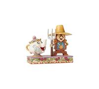 Disney Traditions Mme Potts et Big Ben « Workin » Ronde Figurine « l'horloge