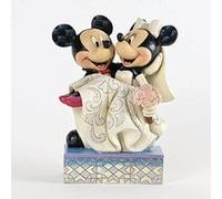 Enesco 4033282 Félicitations Mickey et Minnie Résine 17 cm