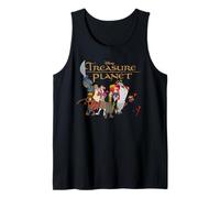 Disney Treasure Planet Logo and Characters Débardeur