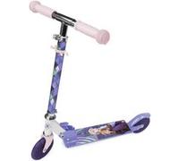 DISNEY - Trottinette Reine des neiges 2 roues acier pliable et réglable avec frein roue arrière Violet