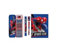 Disney Trousse à crayons Spider-Man pour enfants - Ensemble cadeau de papeterie de coloriage