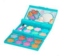 Frozen (Disney) Trousse de maquillage La Reine des Neiges – 6 ombres, 12 paillettes, 3 pinceaux