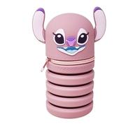 Disney Trousse extensible Stitch Angel Taille Réglable Fermeture à Glissière Couleur Rose