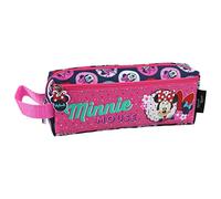 Disney Trousse Minnie 2 Compartiments Rose/Bleu