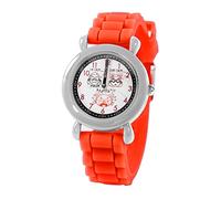 Disney Turning Red Montre à quartz analogique en plastique pour enfant avec bracelet en silicone