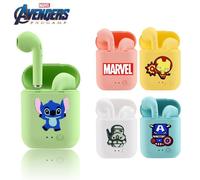 Disney TWS i7 Mini 2 Écouteurs sans fil Bluetooth 5.0 Matte Macaron In-Ear Headset avec micro et étui de chargement