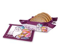 Disney tws63/10 mA 7 Nains de Huche à Pain avec Dessous de Plat en Silicone, Design timide
