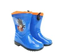 Disney Unisex Kinder Bottes De Pluie Caoutchouc Enfants Garçon Fille Toutes Saisons avec Personnages Imprimés Chaussure, Bleu, 34 EU