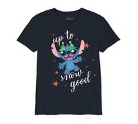 Disney « Up to Snow Stitch » BODLILOTS010 T-Shirt Garçon, Navy, Taille 06 Ans