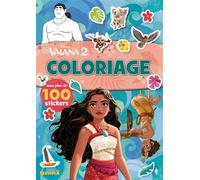 Disney Vaiana 2 - Coloriage avec plus de 100 stickers - Collectif - Hemma - broché - Document jeunesse