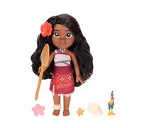 Disney - Vaiana 2 - Poupée Chantante Vaiana Grande Taille - Figurine Articulée 40 cm - Chanson Le Bleu Lumière - Tenue Éclatante Polynésienne - Cheveux Coiffables - Jouet Fille Dès 3 Ans