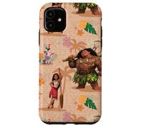 Disney Vaiana 2 Vaiana Maui Kotu Heihei and Pua Pattern Coque pour iPhone 11