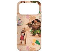 Disney Vaiana 2 Vaiana Maui Kotu Heihei and Pua Pattern Coque pour iPhone 17 Pro Max
