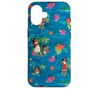 Disney Vaiana 2 Vaiana Simea Ocean Sisters Tropical Pattern Coque pour iPhone 16