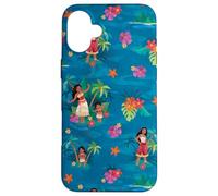 Disney Vaiana 2 Vaiana Simea Ocean Sisters Tropical Pattern Coque pour iPhone 16 Plus