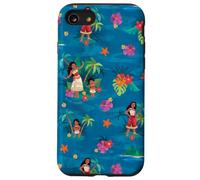 Disney Vaiana 2 Vaiana Simea Ocean Sisters Tropical Pattern Coque pour iPhone SE (2020) / 7 / 8