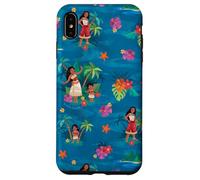 Disney Vaiana 2 Vaiana Simea Ocean Sisters Tropical Pattern Coque pour iPhone XS Max