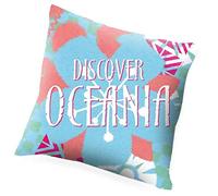 Disney VAIANA Coussin 40 x 40 cm, Multicolore, Unique