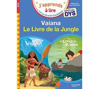 Disney - Vaiana / Le livre de la jungle - Spécial DYS (dyslexie)