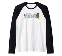 Disney Vaiana & Maui Mom Family Trip Vacation Matching Manche Raglan