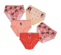 Disney Vaiana/Moana, Lot de 5 Slips pour Fille, 4-5 Ans: 110cm, Multicolore