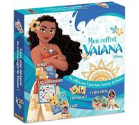 Disney Vaiana - Mon Coffret jeux - Mon Coffret Vaiana - Jeux éducatifs - Coffret jeux - Dès 4 ans