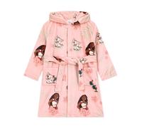 Disney Vaiana Peignoir De Bain Fille, Moana Princesse Peignoir Fille, Robe de Chambre Enfant Polaire, Rose 5-6 ans