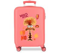 Disney Valise Cabine Inside Out 2 Couleurs différentes ABS Rigide Fermeture à Combinaison latérale 4 Roues Doubles Bagage à Main. De Joumma Sacs., Anxiété, Talla única, Valise pour Enfant